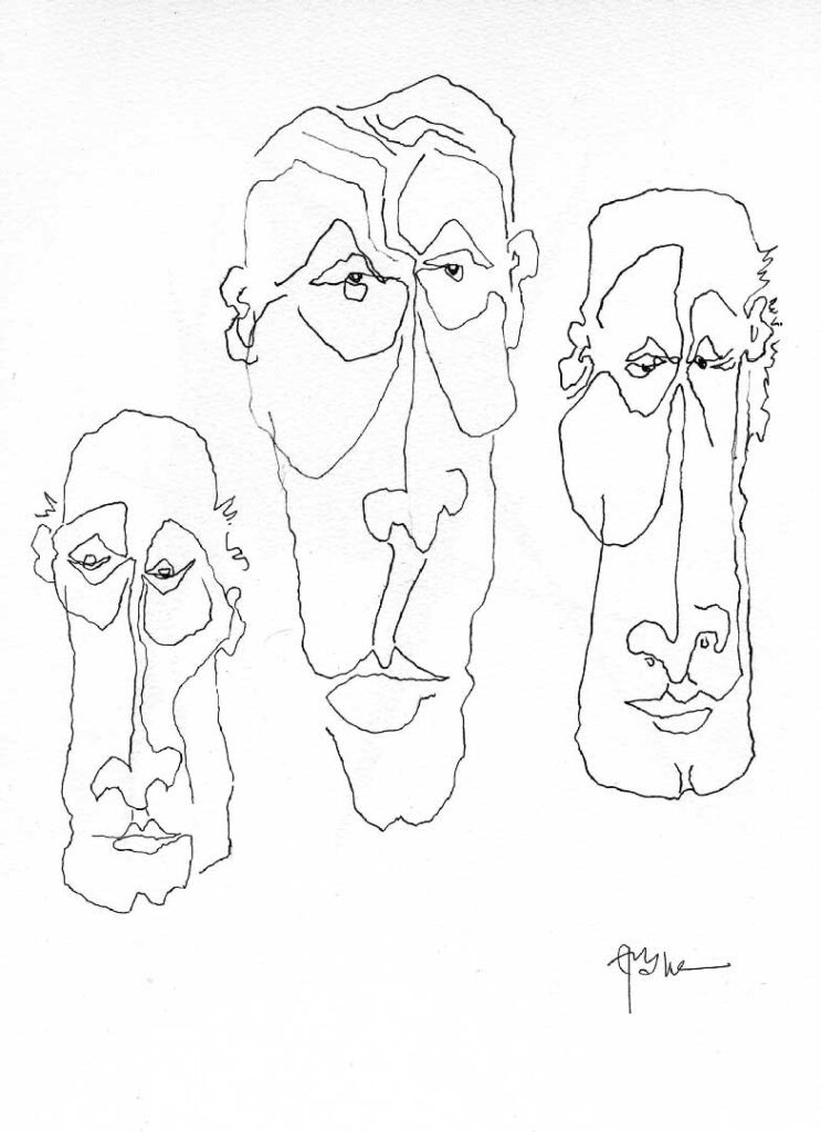1953/55 - Dessin à l'encre de Chine