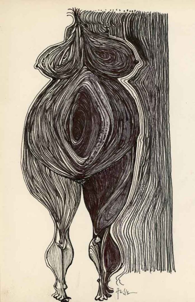 1959 - Dessin à l'encre de Chine