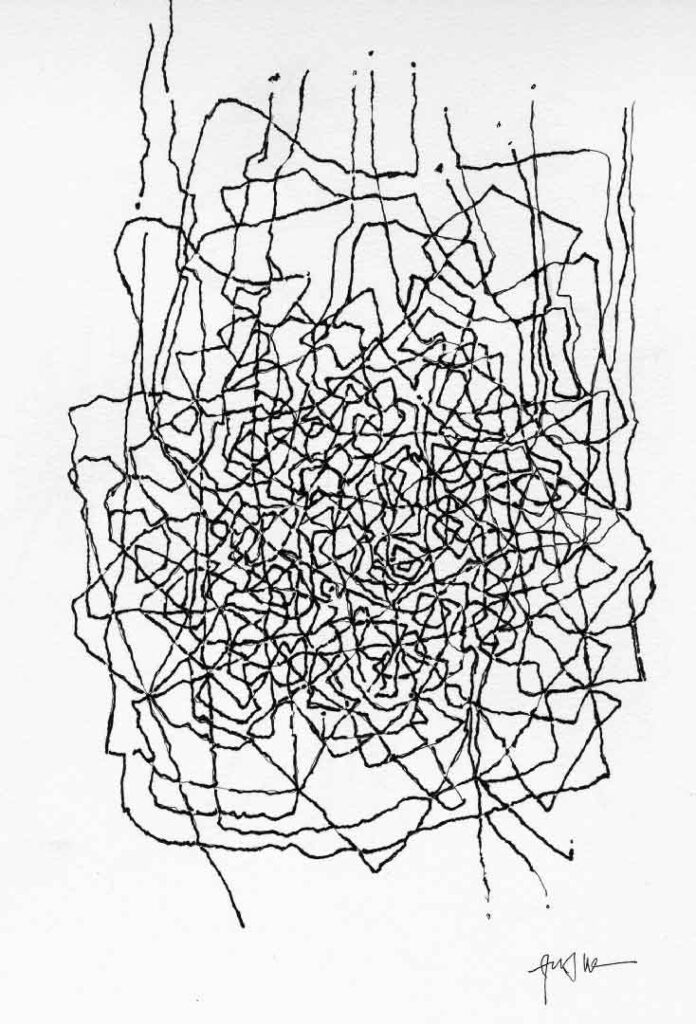 1960/64 - Dessin à l'encre de Chine