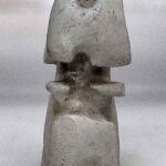 1989 - Maquette d'une fontaine en roche d'Espeil - Terre cuite patinée - Atelier de la Frache