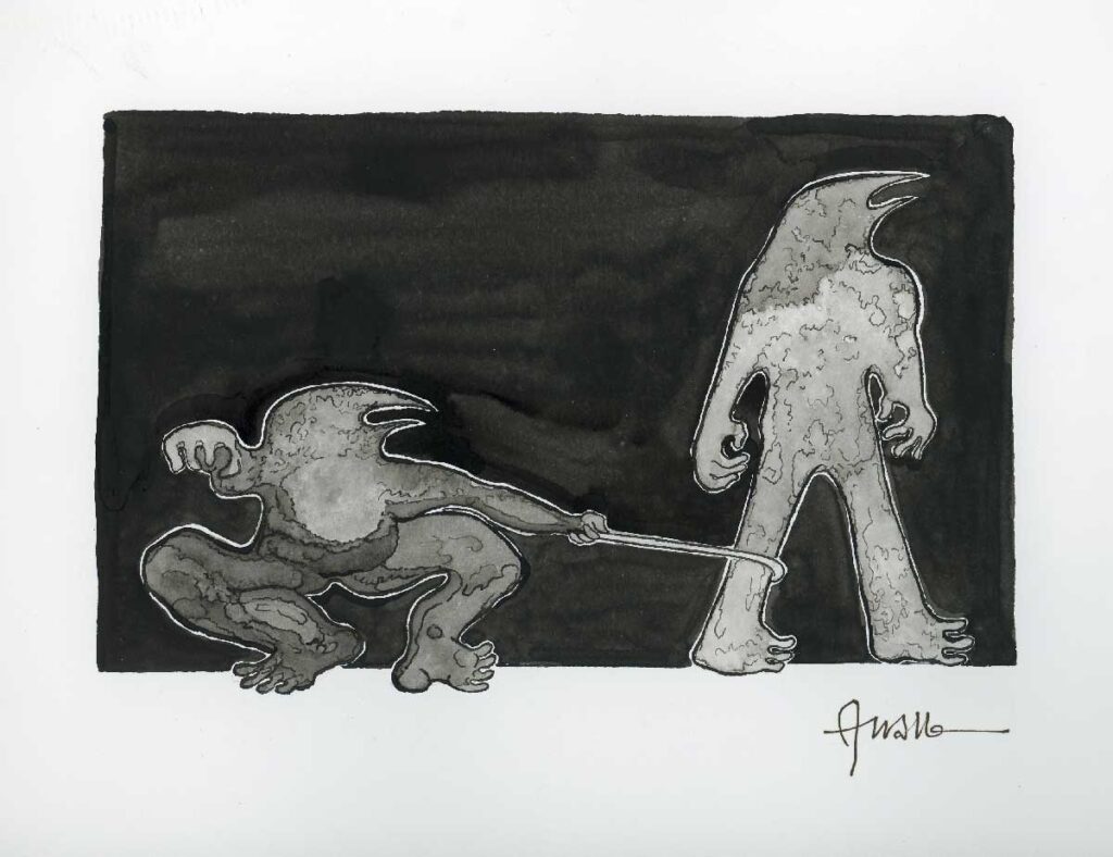 1990/95 - Dessin à l'encre de Chine