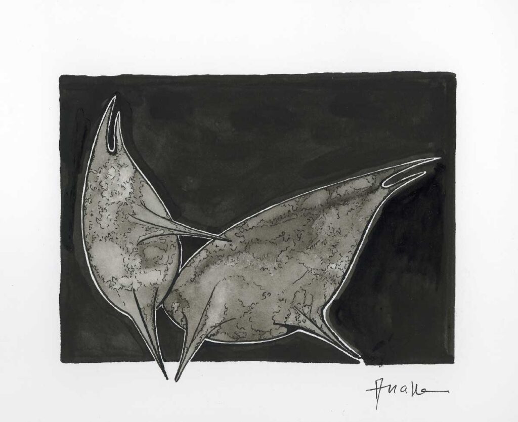 1990/95 - Dessin à l'encre de Chine