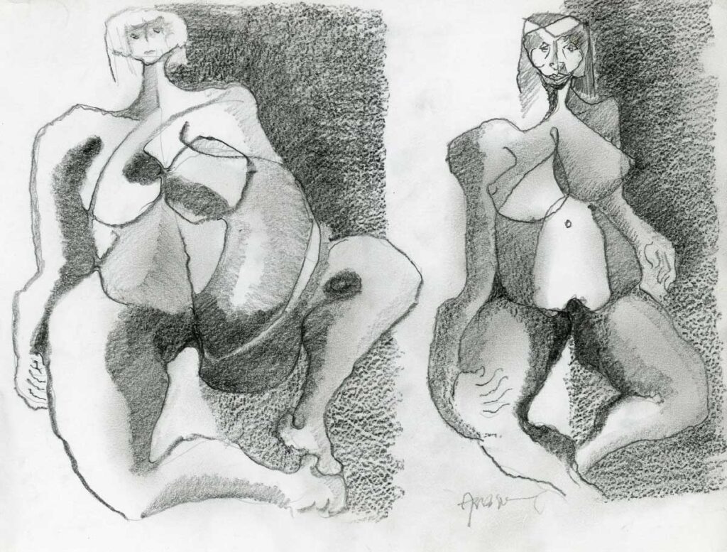 2009 - Dessin au fusain
